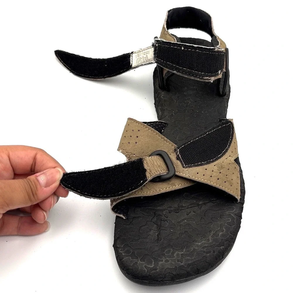 VTG Nike Air Deschutz II ACG Sandals Tan Black Purple‎ 690002-201 Mens 10